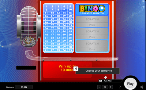 Play Bingo at Dealers Casino