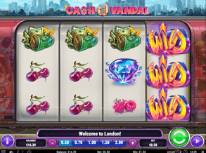 Play Cash Vandal online slot at Dealers Casino