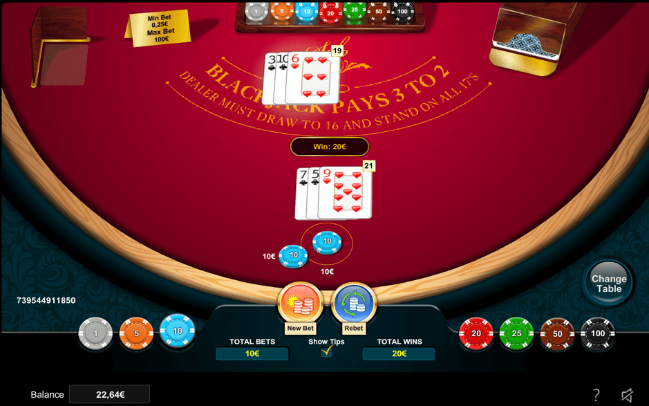 Play Blackjack at Dealers Casino