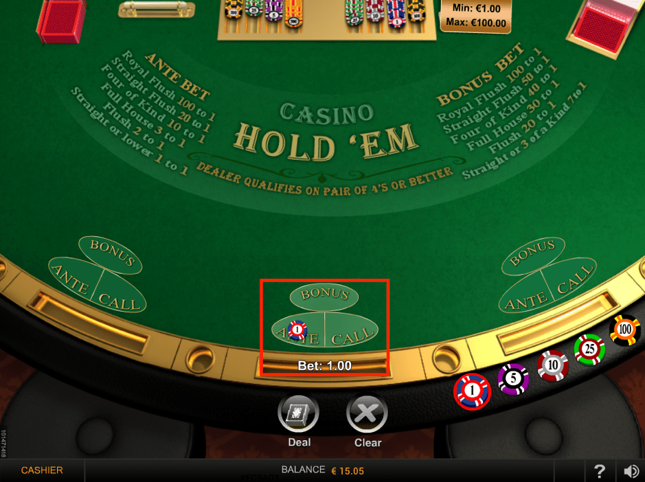 Play online poker games at PlayOjo Casino