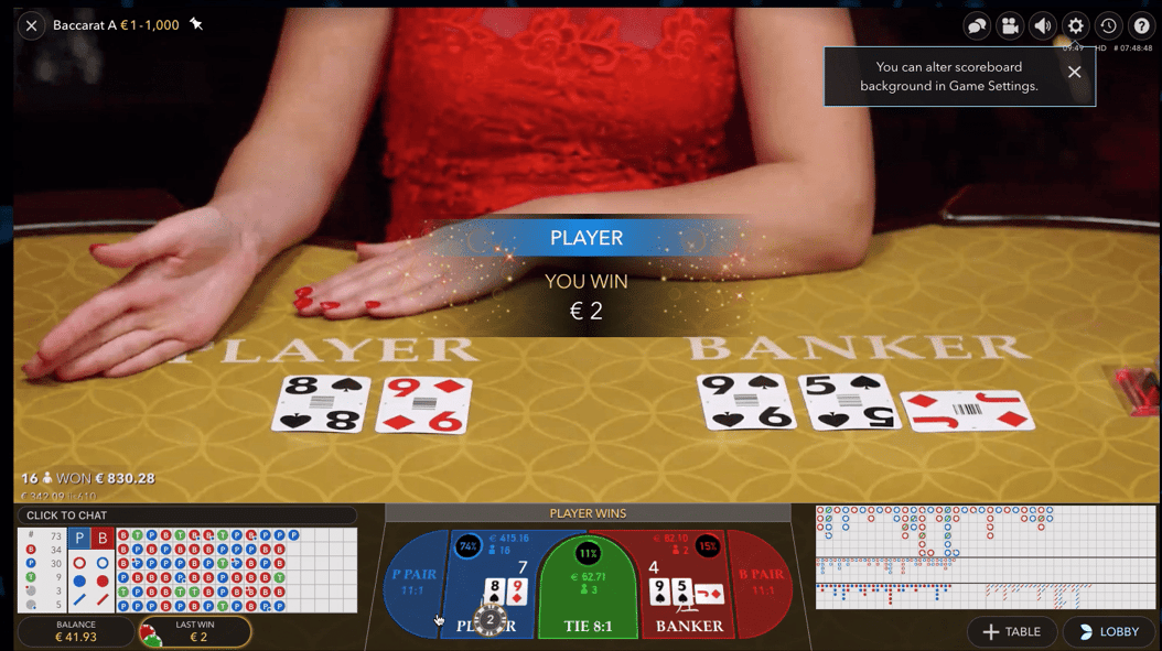 Baccarat Live