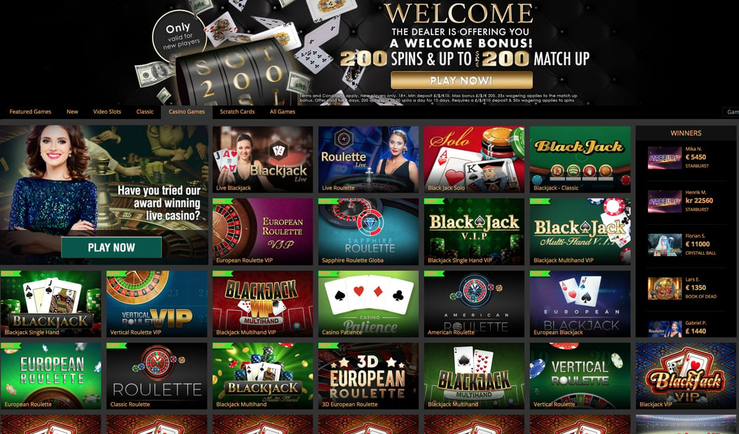 free online live casino dealers