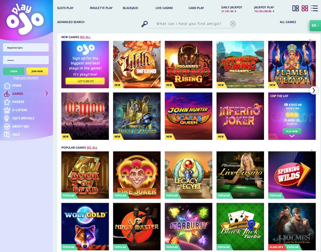 casino room online