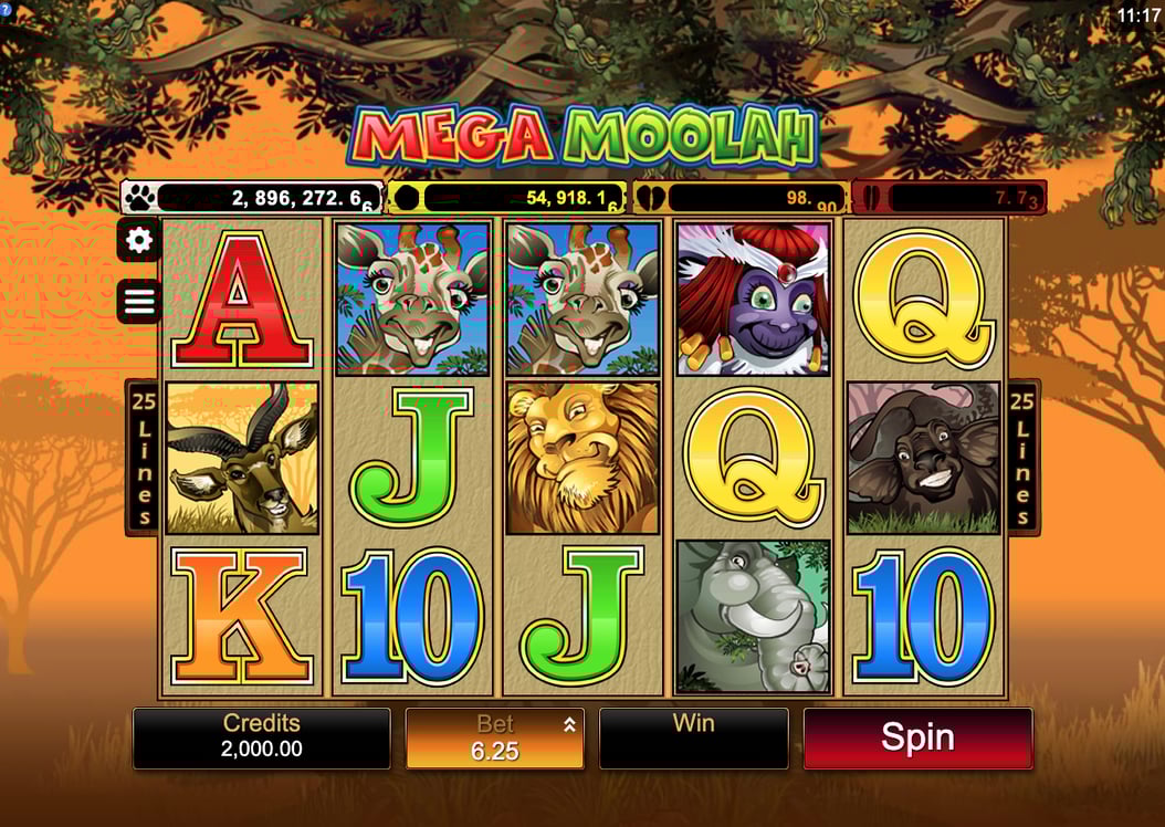 Mega Moolah Game Play
