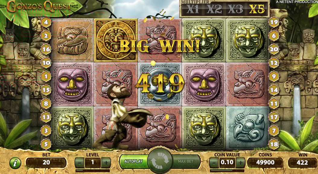 Gonzo's Quest Big Win