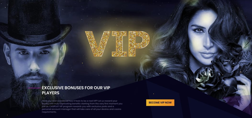 Join Casiplay's VIP club for exclusive rewards