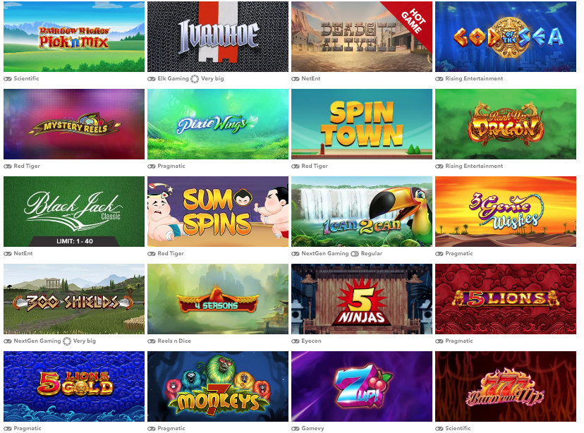 Play some of Redspin's amazing games