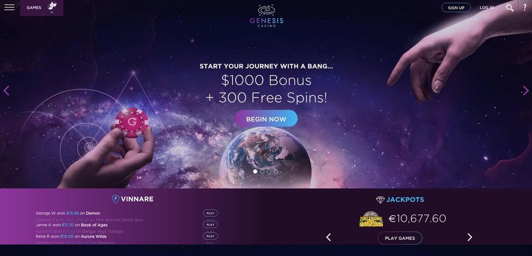 Genesis online casino review, read more