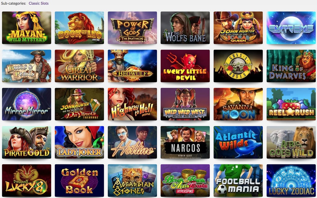 Try Omni Slots Casino's classic slots