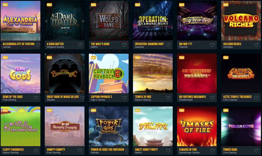 Dream Vegas Casino review and the game selection