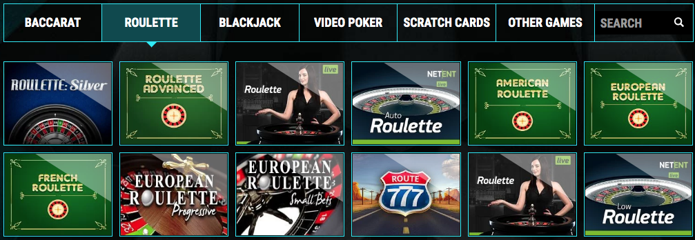 Casino games at b-Bets online casino review