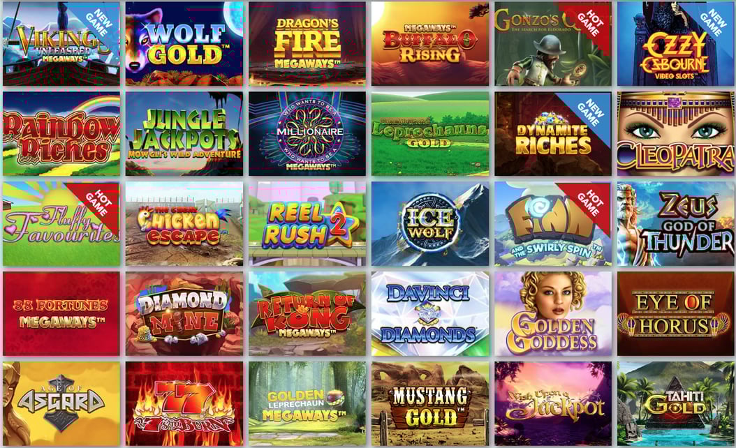 Pots of Luck Casino Review 2019 Game Selection