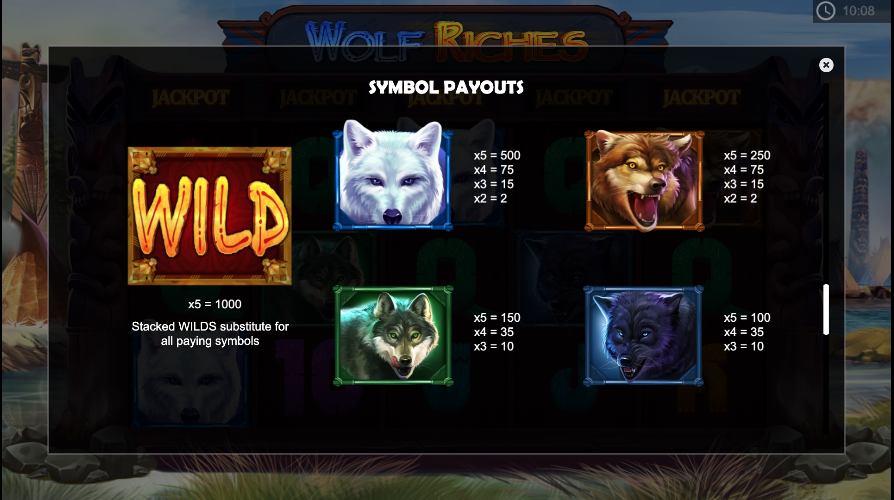 Wolf-Riches-slot-machine-symbols