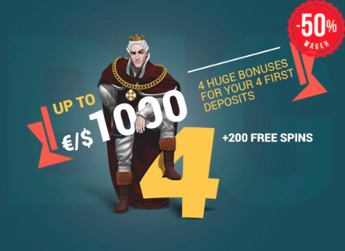Claim the amazing welcome bonus at King Billy Online Casino Review