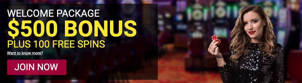 Welcome offer at Vegas2Web casino