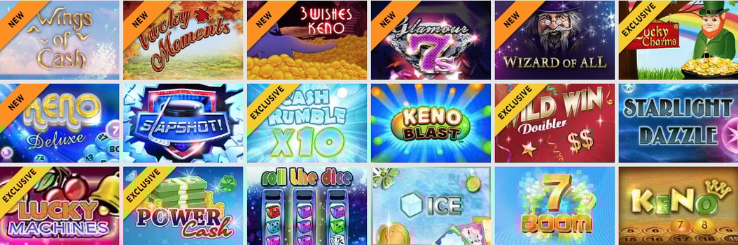 Casino games at CasinoLuck casino