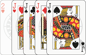 Poker hand of 4 even