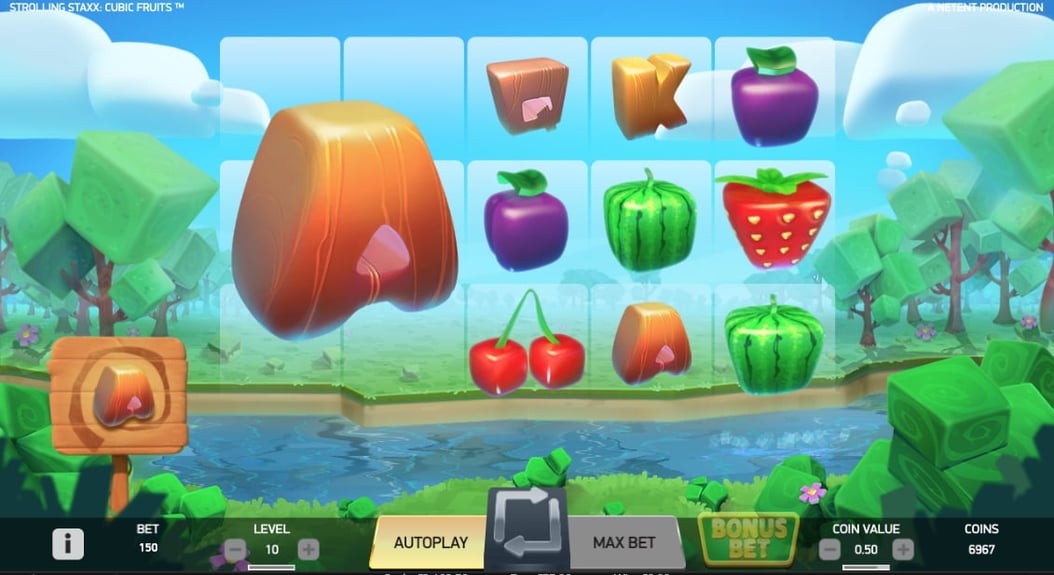 Strolling Staxx Colossal symbol feature