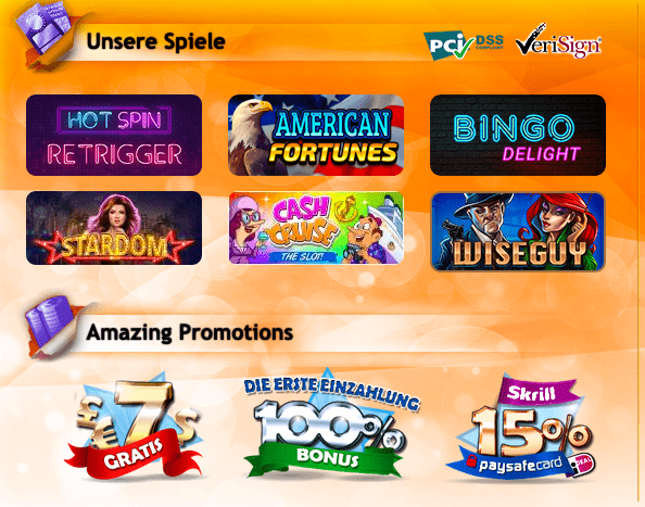 Gratorama Casino Spiele