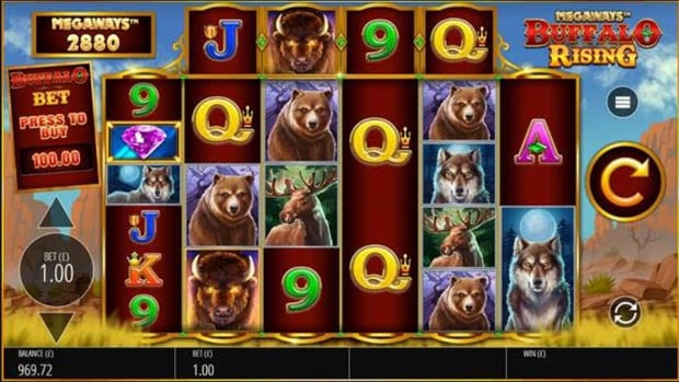 Blueprint Gaming releases new slot game Buffalo Rising Megaways