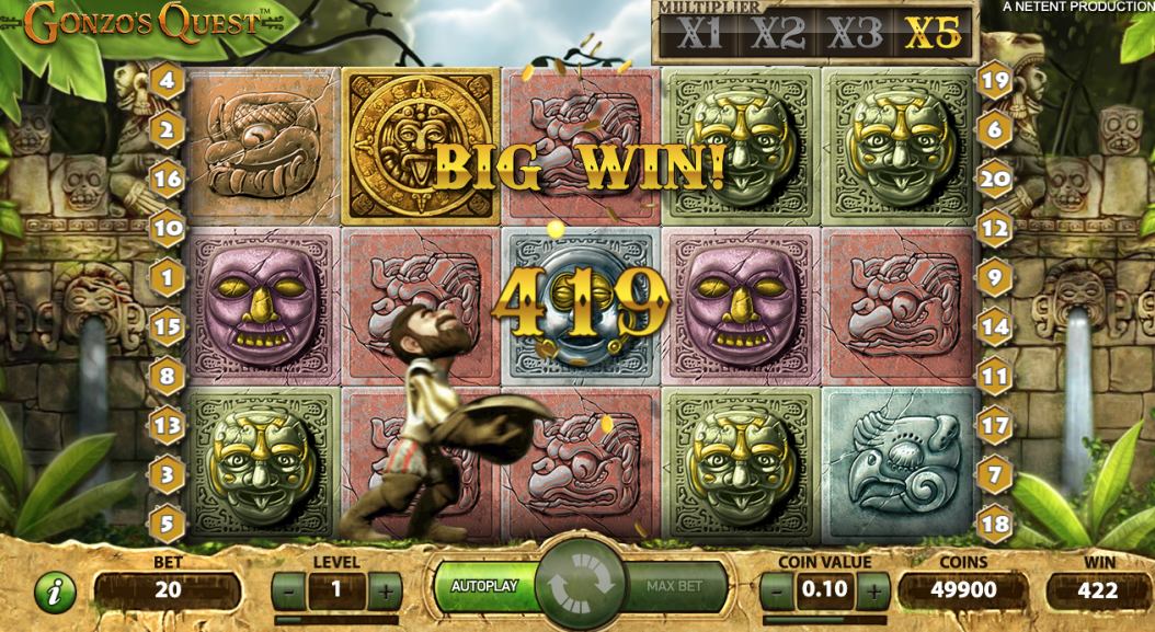 Gonzo's Quest Big Win