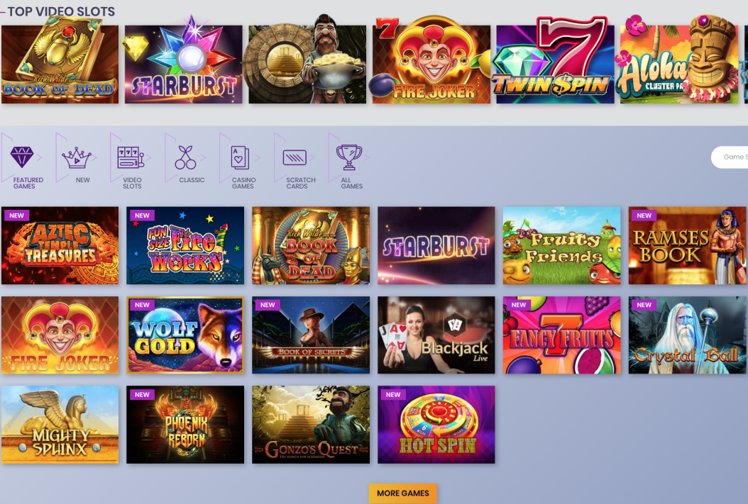 Play exciting online slot machines at Casiplay Casino