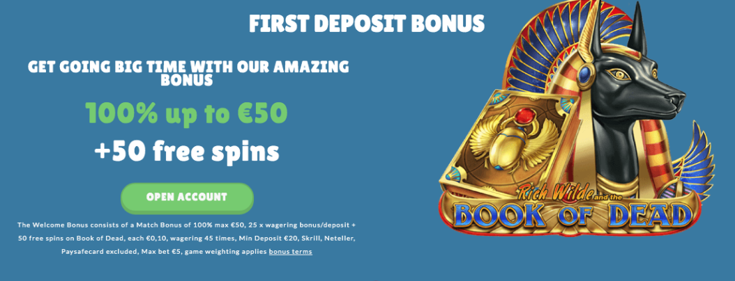Claim Cashmio's welcome bonus and 50 free spins