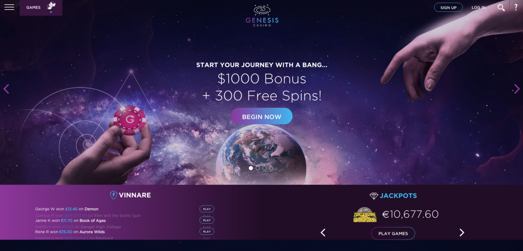 Genesis online casino review, read more