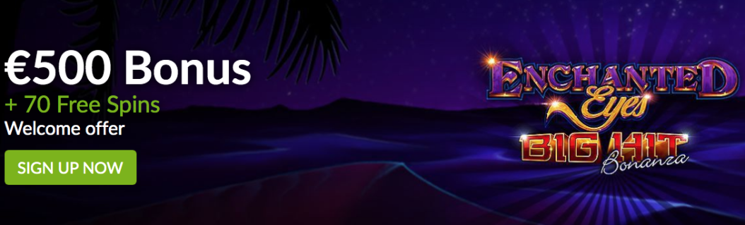 €500 bonus + 70 spins at Omni Slots Casino; read more in this review