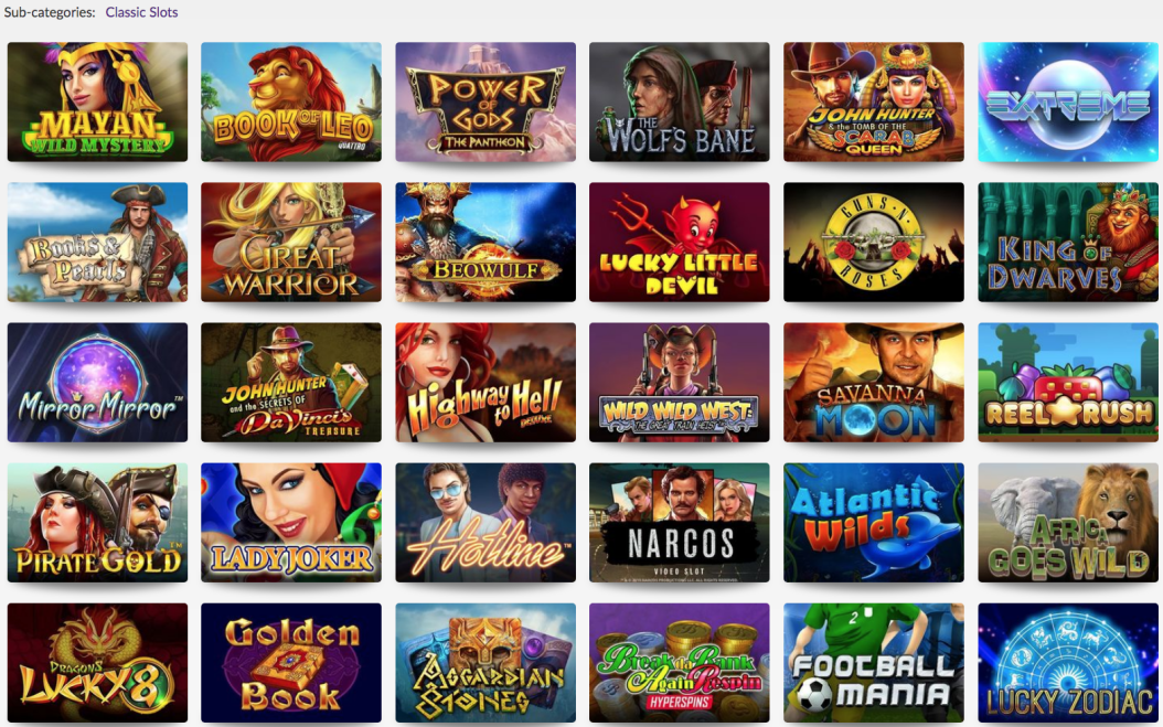 Try Omni Slots Casino's classic slots