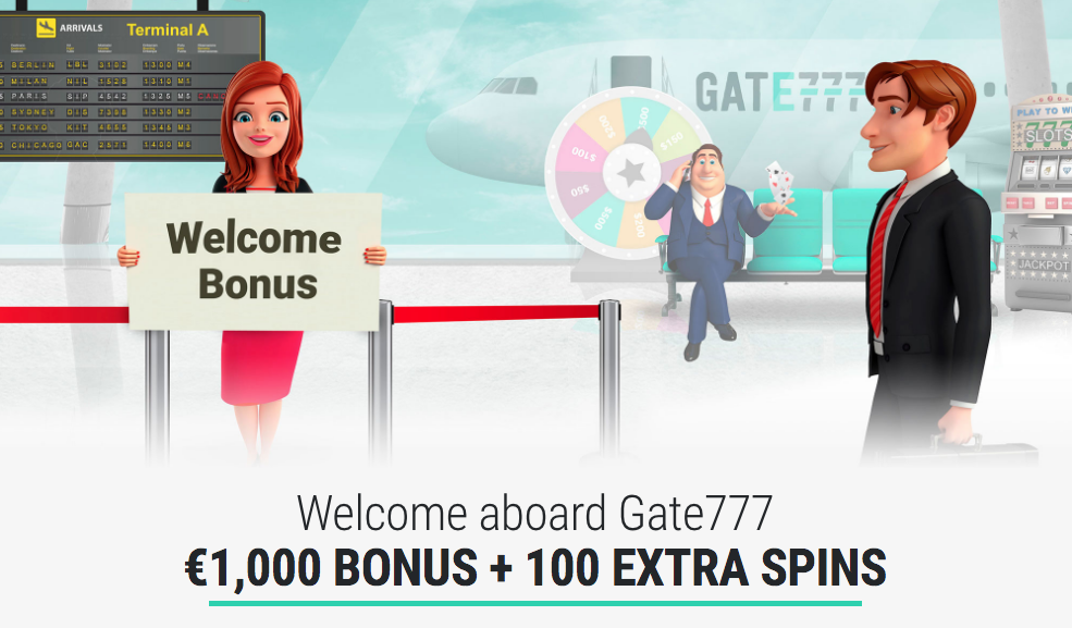 Claim Gate777's surprising welcome bonus