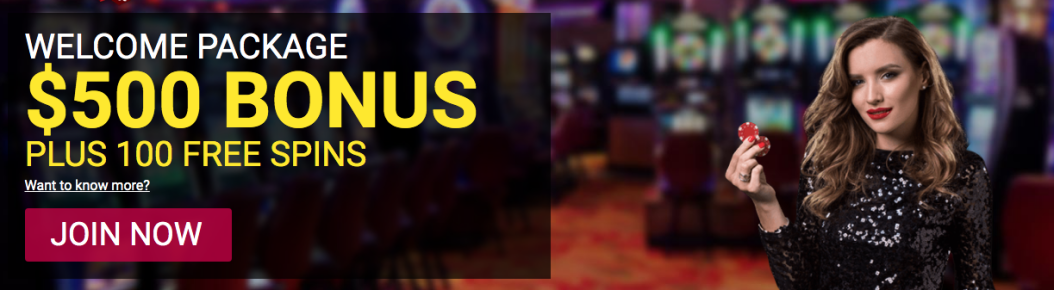 Welcome offer at Vegas2Web casino