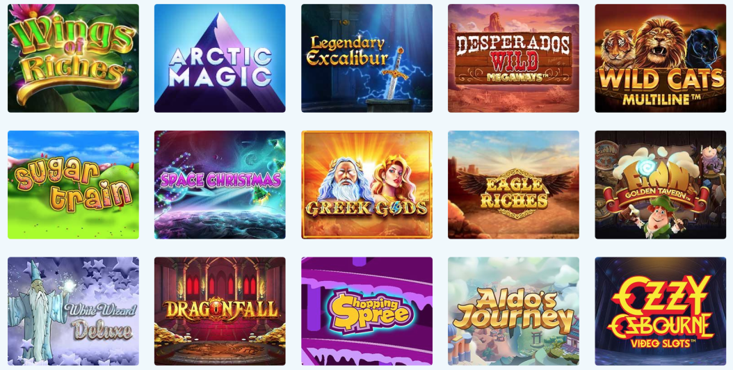 Slot games at Monster Casino