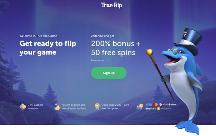 True Flip Welcome Bonus