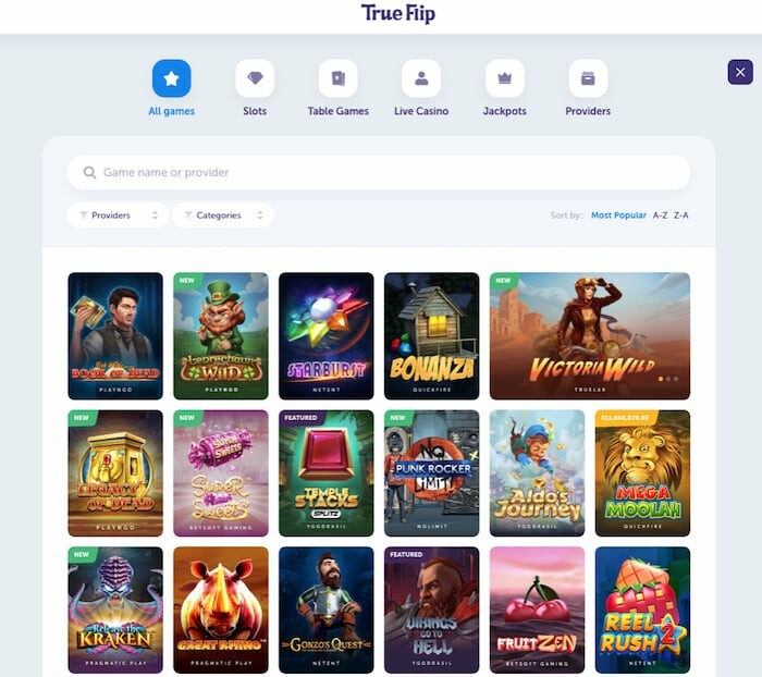 True Flip Games