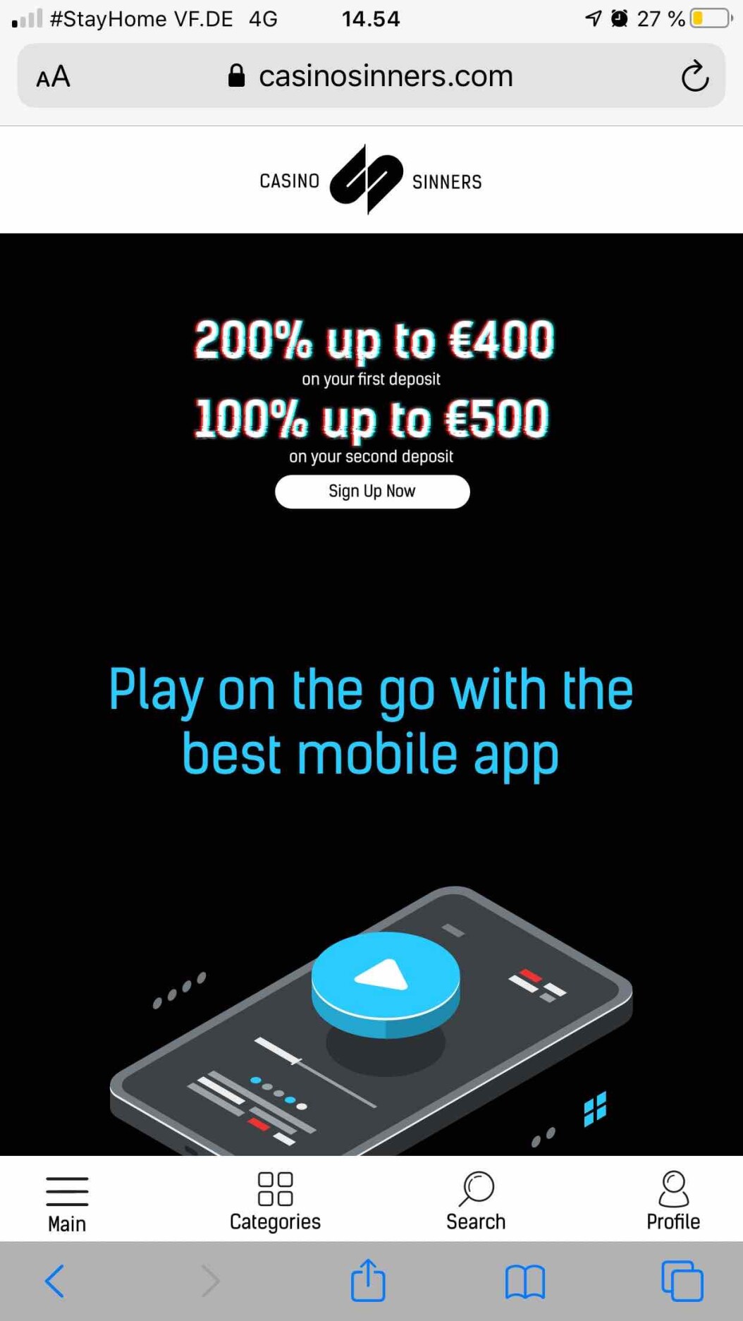 CasinoSinners App