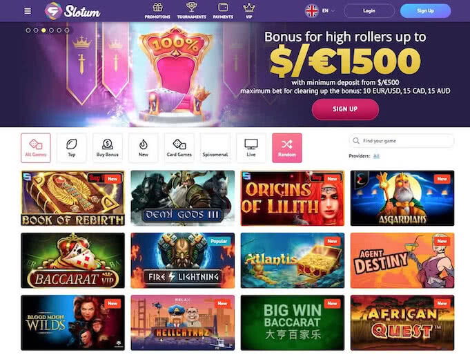 Slotum Casino Review | 2023 - FindFairCasinos